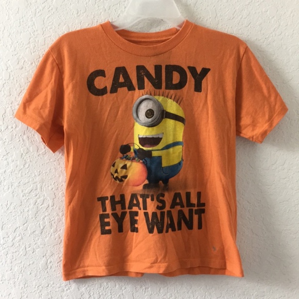 Boys Minion Despicable shirt size S